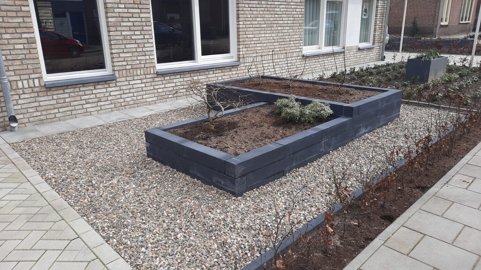 Het koud krijgen kaart Ruilhandel Linea blok betonblok 30x15x15cm antraciet - Eraspo Helmond